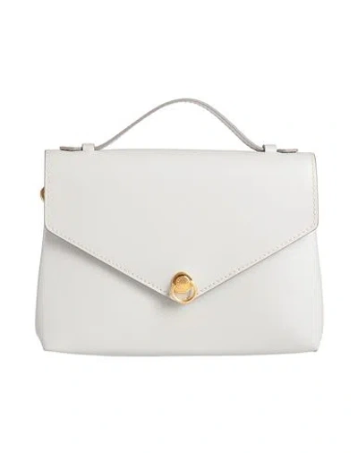 Gianni Chiarini Woman Handbag Light Grey Size - Leather In Gray