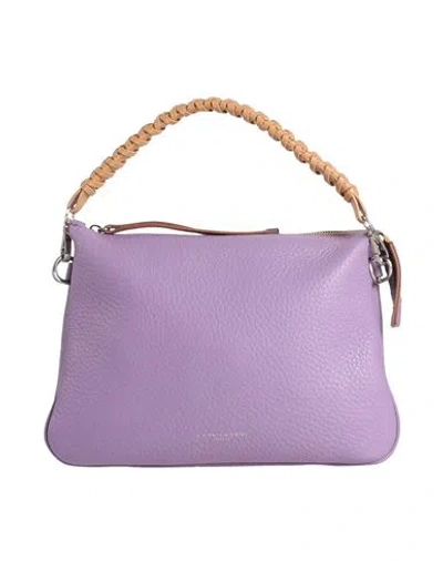 Gianni Chiarini Woman Handbag Light Purple Size - Leather
