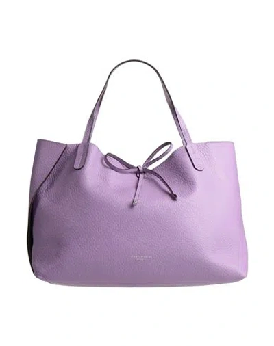 Gianni Chiarini Woman Handbag Lilac Size - Leather In Purple