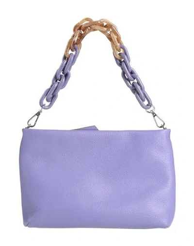 Gianni Chiarini Woman Handbag Lilac Size - Leather In Purple