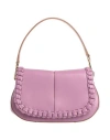 Gianni Chiarini Woman Handbag Mauve Size - Leather In Purple