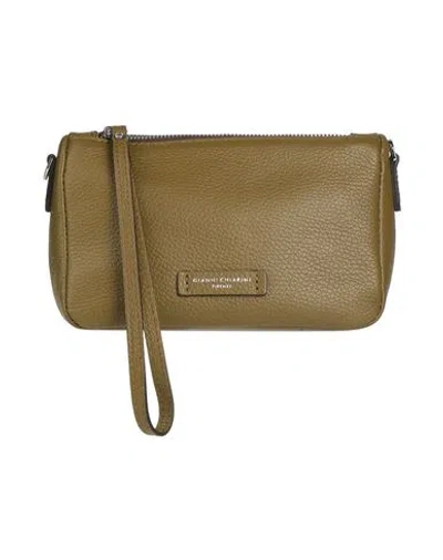 Gianni Chiarini Woman Handbag Military Green Size - Leather