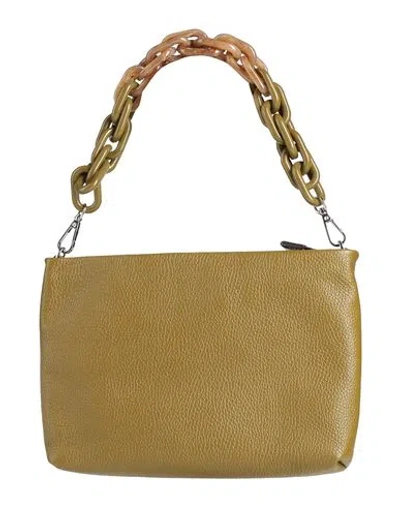 Gianni Chiarini Woman Handbag Military Green Size - Leather