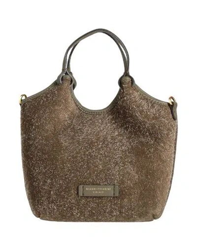 Gianni Chiarini Woman Handbag Military Green Size - Leather