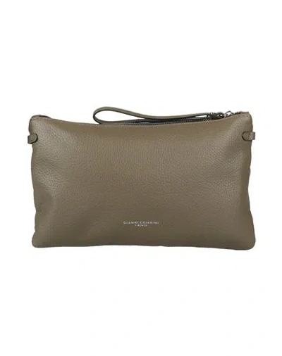 Gianni Chiarini Woman Handbag Military Green Size - Leather In Green