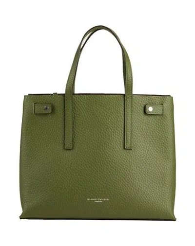 Gianni Chiarini Woman Handbag Military Green Size - Leather