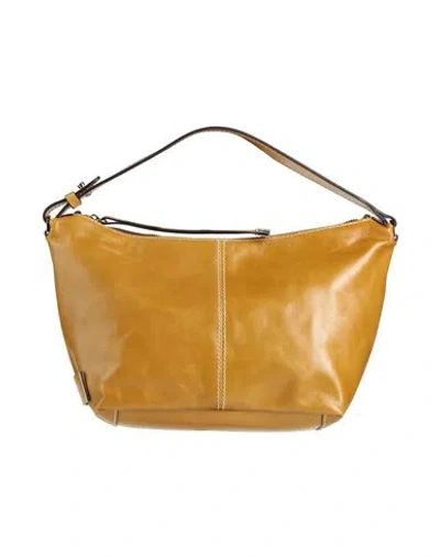 Gianni Chiarini Woman Handbag Mustard Size - Leather In Yellow