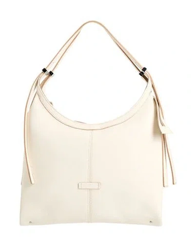 Gianni Chiarini Woman Handbag Off White Size - Leather