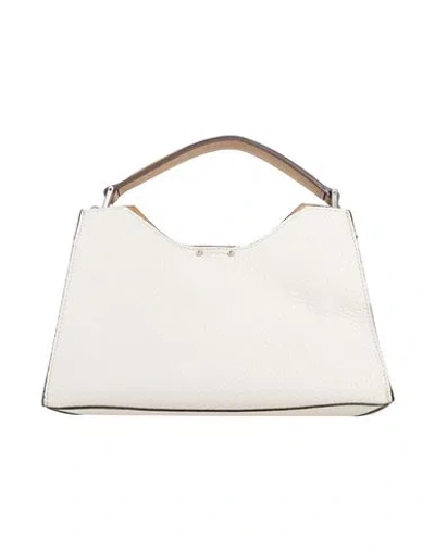 Gianni Chiarini Woman Handbag Off White Size - Leather