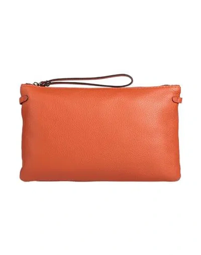 Gianni Chiarini Woman Handbag Orange Size - Leather In Orange