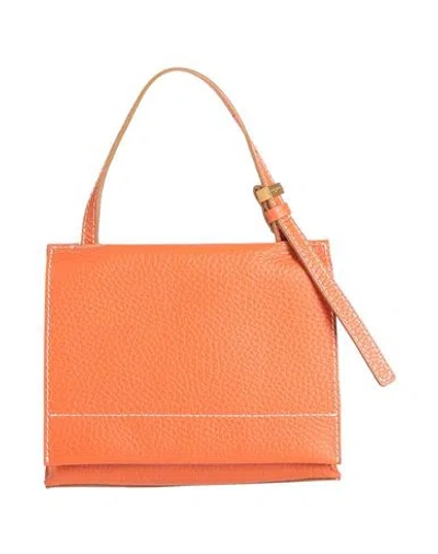 Gianni Chiarini Woman Handbag Orange Size - Leather