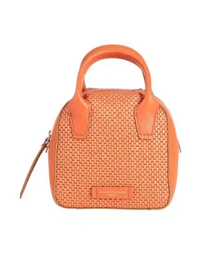 Gianni Chiarini Woman Handbag Orange Size - Leather