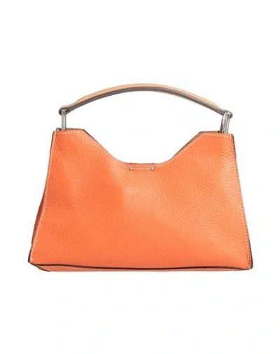 Gianni Chiarini Woman Handbag Orange Size - Leather