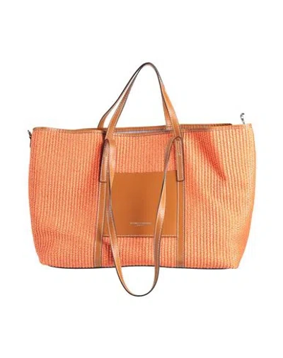 Gianni Chiarini Woman Handbag Orange Size - Textile Fibers