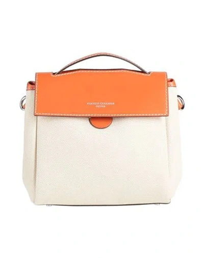 Gianni Chiarini Woman Handbag Orange Size - Textile Fibers In White