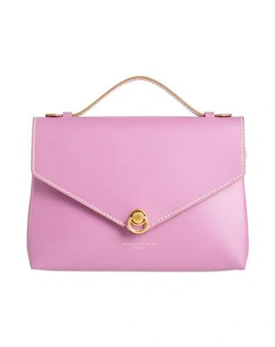 Gianni Chiarini Woman Handbag Purple Size - Leather