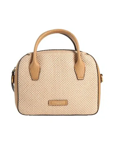 Gianni Chiarini Woman Handbag Sand Size - Textile Fibers, Leather