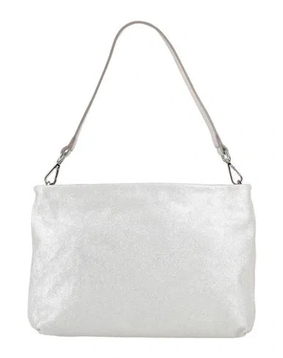 Gianni Chiarini Woman Handbag Silver Size - Leather