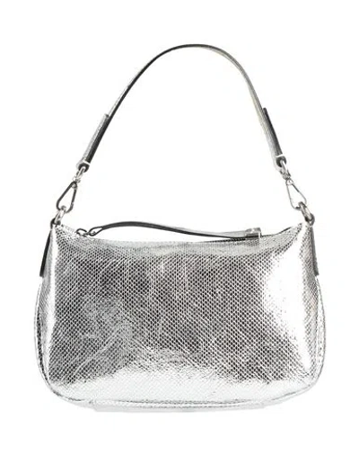 Gianni Chiarini Woman Handbag Silver Size - Leather