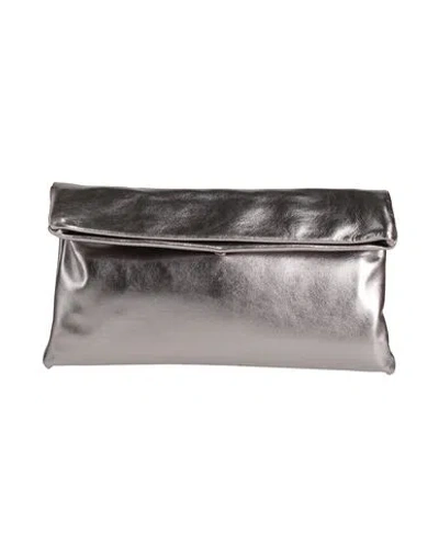 Gianni Chiarini Woman Handbag Silver Size - Leather In Metallic