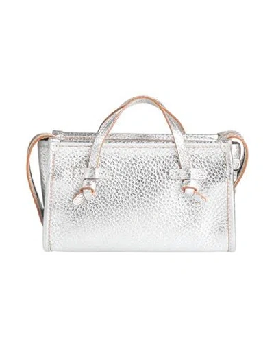 Gianni Chiarini Woman Handbag Silver Size - Leather