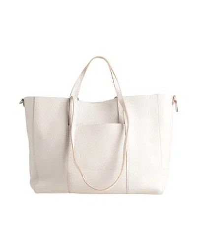 Gianni Chiarini Woman Handbag White Size - Leather