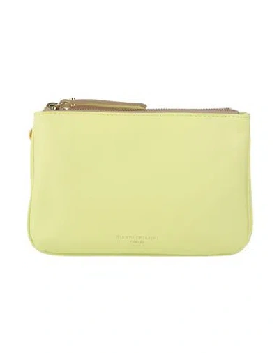 Gianni Chiarini Woman Handbag Yellow Size - Leather