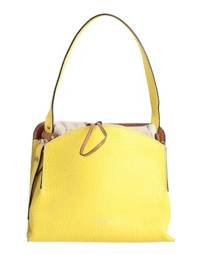 Gianni Chiarini Woman Handbag Yellow Size - Leather