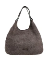 Gianni Chiarini Suede Shoulder Bag Gold-tone Hardware In Brown