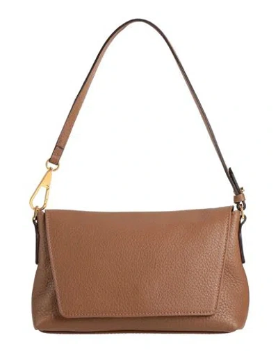Gianni Chiarini Woman Shoulder Bag Brown Size - Leather