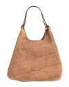 Gianni Chiarini Woman Shoulder Bag Camel Size - Cow Leather In Sand