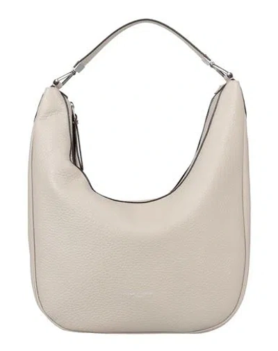 Gianni Chiarini Woman Shoulder Bag Light Grey Size - Leather In Neutral