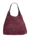 Gianni Chiarini Woman Shoulder Bag Plum Size - Cow Leather In Purple