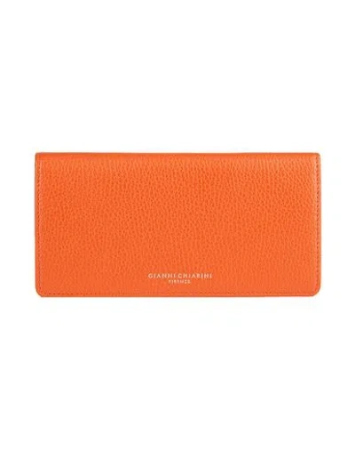 Gianni Chiarini Woman Wallet Rust Size - Leather In Orange