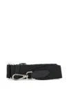 Gianni Chiarini Woven Leather Shoulder Bag Strap In Black