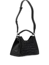 Gianni Chiarini Woven-panel Cross Body Bag In Black