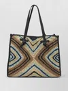 Gianni Chiarini Woven Shoulder Bags Featuring Dual Handles In Pattern