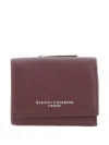 Gianni Chiarini Zip-around Leather Wallet In Burgundy