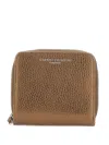 Gianni Chiarini Zip-around Logo-detail Wallet In Brown