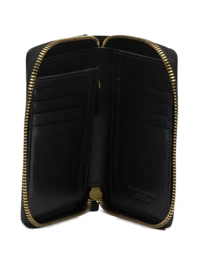 Gianni Chiarini Zip Charm Wallet In Black