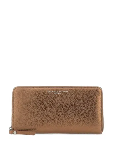 Gianni Chiarini Zip-fastening Wallet In Brown
