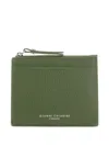 Gianni Chiarini Zip-top Cardholder In Green
