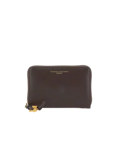 Gianni Chiarini Zip-around Wallet In Brown