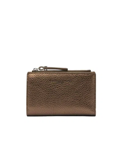 Gianni Chiarini Zipped Bi-fold Wallet In Yellow