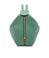 Gianni Chiarini Leather Zip Backpack In Green