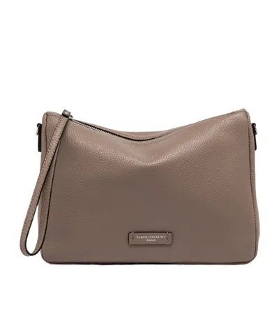 Gianni Chiarini Zippered Clutch In Brown