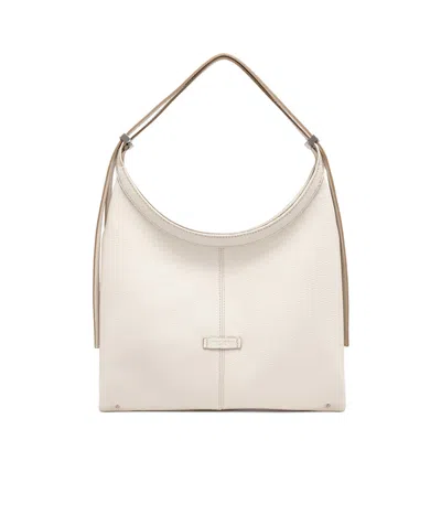 Gianni Chiarini Zippered Handbag In White