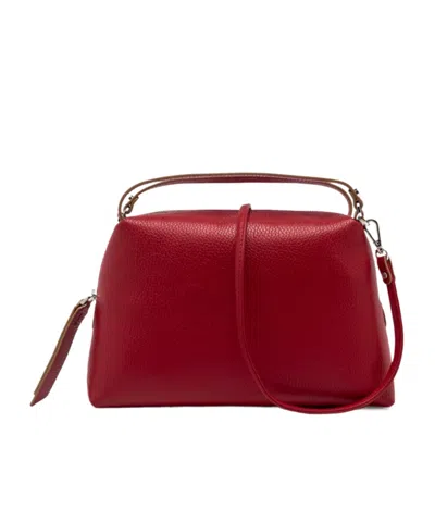 Gianni Chiarini Zippered Shoulder Bag In Red