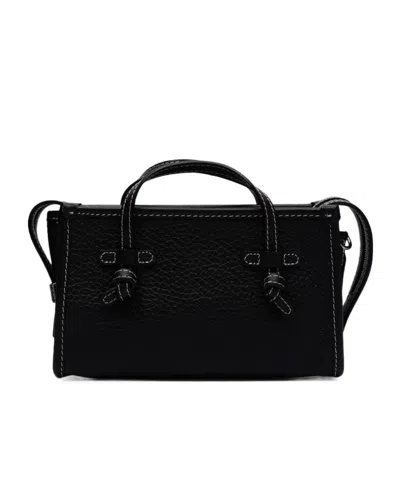 Gianni Chiarini Zippered Shoulder Bag In Black