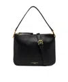 Gianni Chiarini Zippered Shoulder Bag In Black